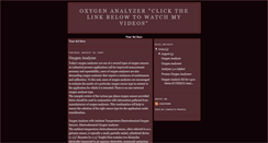 Desktop Screenshot of analyzer-oxygen.blogspot.com