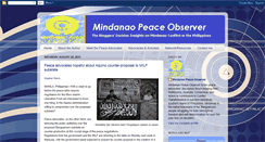 Desktop Screenshot of mindanaopeaceobserver.blogspot.com