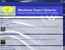 Tablet Screenshot of mindanaopeaceobserver.blogspot.com