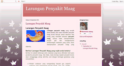 Desktop Screenshot of laranganpenyakit.blogspot.com