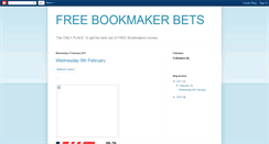 Desktop Screenshot of freebookmakerbets.blogspot.com