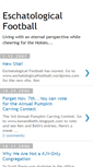Mobile Screenshot of eschatologicalfootball.blogspot.com