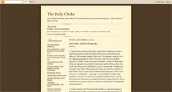 Desktop Screenshot of dailychoke.blogspot.com