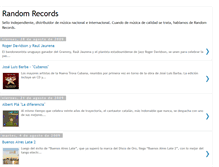 Tablet Screenshot of musicarandomrecords.blogspot.com