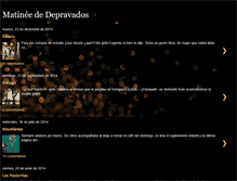 Tablet Screenshot of matineededepravados.blogspot.com
