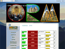 Tablet Screenshot of orfeonreinodelosmallos.blogspot.com