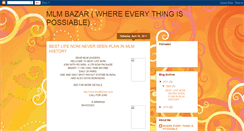 Desktop Screenshot of mlmbazar.blogspot.com