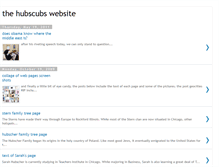 Tablet Screenshot of hubswebcubs.blogspot.com