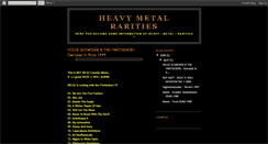 Desktop Screenshot of heavy-metal-rarities.blogspot.com