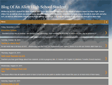 Tablet Screenshot of blogofallenhighschoolstudent.blogspot.com