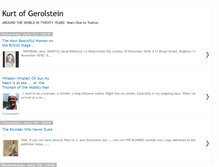 Tablet Screenshot of kurtofgerolstein.blogspot.com