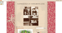 Desktop Screenshot of gatheringsatcinnamonlaine.blogspot.com