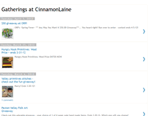 Tablet Screenshot of gatheringsatcinnamonlaine.blogspot.com
