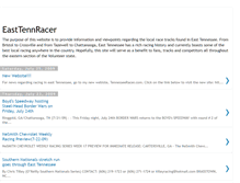 Tablet Screenshot of easttennracer.blogspot.com