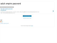 Tablet Screenshot of adultempirepass.blogspot.com