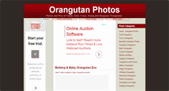 Desktop Screenshot of orangutanphotos.blogspot.com