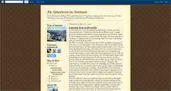 Desktop Screenshot of anamericaninamman.blogspot.com