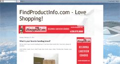 Desktop Screenshot of findproductinfo.blogspot.com