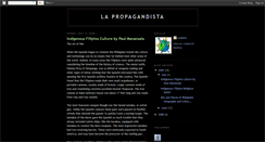 Desktop Screenshot of lapropagandista.blogspot.com