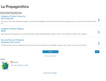 Tablet Screenshot of lapropagandista.blogspot.com
