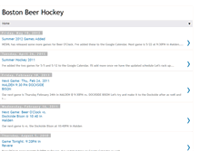Tablet Screenshot of beeroclockhockey.blogspot.com