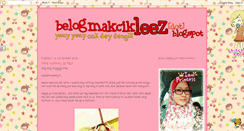 Desktop Screenshot of belogmakcikleez.blogspot.com