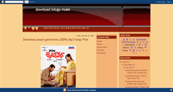 Desktop Screenshot of download-telugu-music.blogspot.com