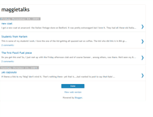 Tablet Screenshot of maggietalks.blogspot.com
