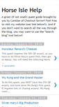 Mobile Screenshot of horse-isle-helps.blogspot.com
