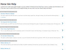 Tablet Screenshot of horse-isle-helps.blogspot.com