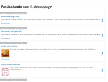 Tablet Screenshot of pasticciandoconildecoupage.blogspot.com