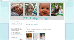 Desktop Screenshot of birthdaythings.blogspot.com