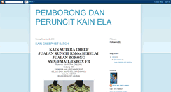 Desktop Screenshot of pemborongkainela.blogspot.com