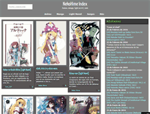 Tablet Screenshot of nekohimeindex.blogspot.com