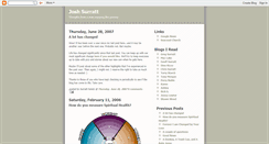 Desktop Screenshot of joshsurratt.blogspot.com