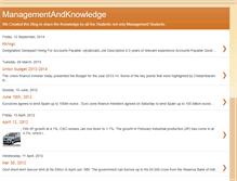 Tablet Screenshot of managementandknowledge.blogspot.com