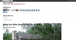 Desktop Screenshot of blogforelliscountytexashistory.blogspot.com
