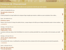Tablet Screenshot of cronicasdedracontrand.blogspot.com
