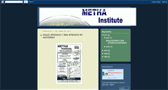 Desktop Screenshot of methainstitute.blogspot.com