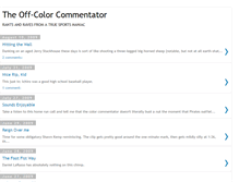 Tablet Screenshot of offcolorcommentator.blogspot.com