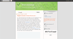 Desktop Screenshot of divers-anonymous.blogspot.com