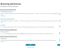 Tablet Screenshot of browsingadventures.blogspot.com