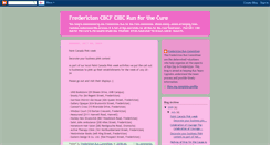 Desktop Screenshot of frederictonrun.blogspot.com