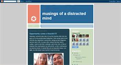 Desktop Screenshot of anotherdistractedmind.blogspot.com