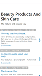 Mobile Screenshot of beauty-products-and-skin-care.blogspot.com