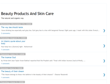 Tablet Screenshot of beauty-products-and-skin-care.blogspot.com