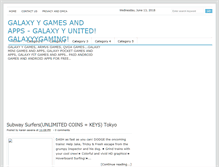 Tablet Screenshot of galaxyyunited.blogspot.com