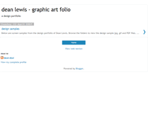 Tablet Screenshot of deansfolio.blogspot.com