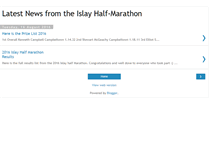 Tablet Screenshot of islayhalfmarathon.blogspot.com