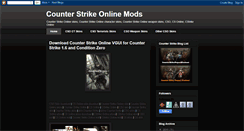 Desktop Screenshot of counterstrikeonlinemods.blogspot.com